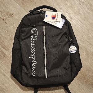 Champion Men's Black and Gray Backpack